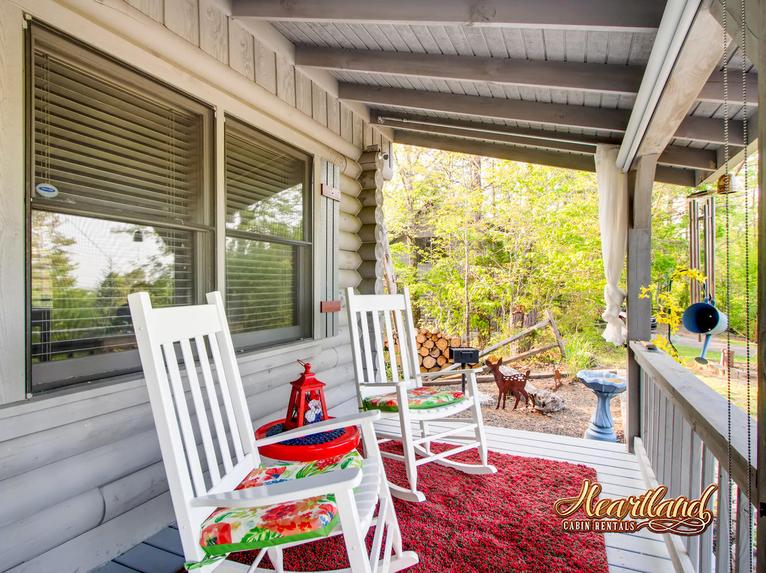 Wooden rocking chairs